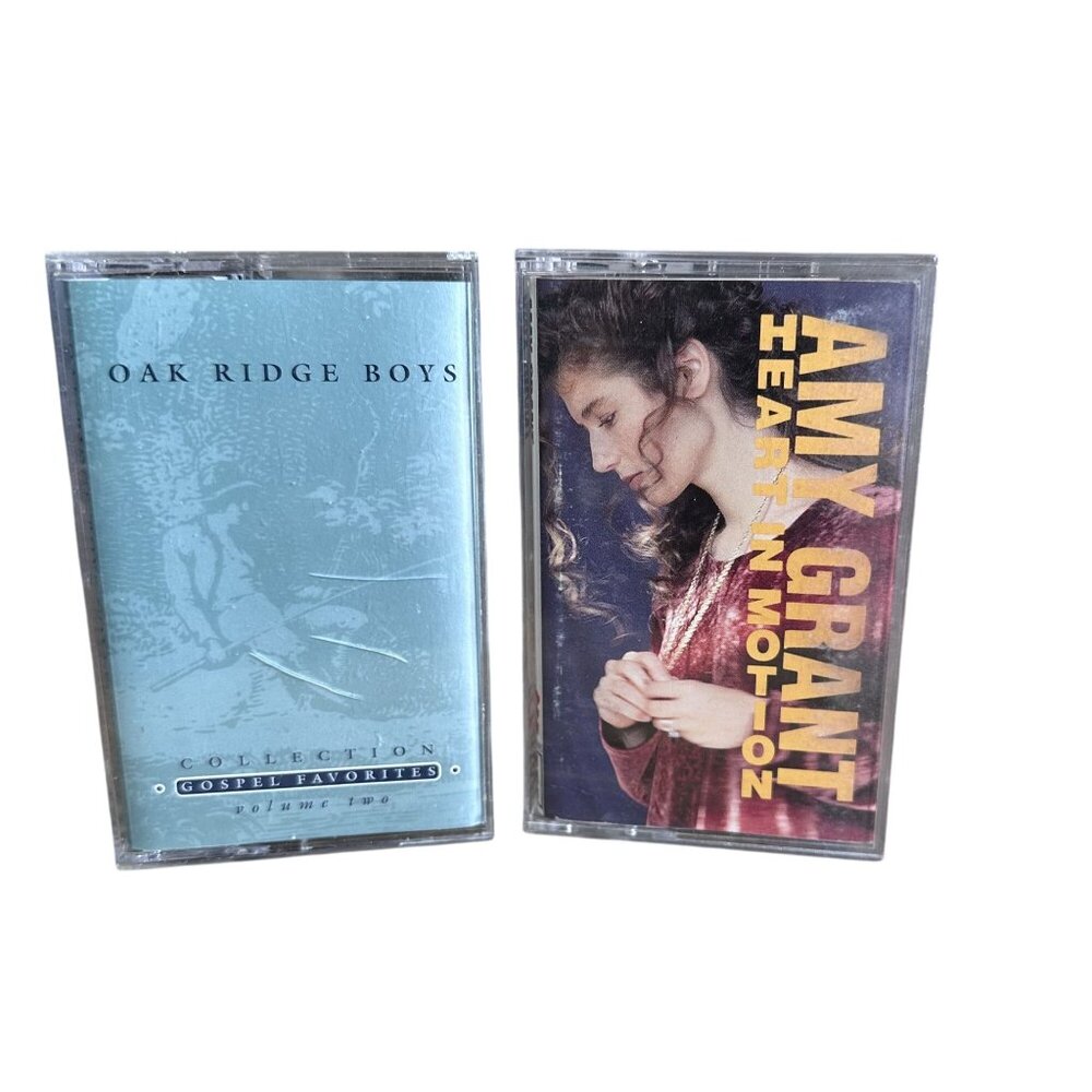 Vintage Cassette Tapes Oak Ridge Boys Volume 2 & Amy Grant Heart In Motion